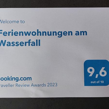 Ferienwohnungen Am Wasserfall Zell Buitenkant foto