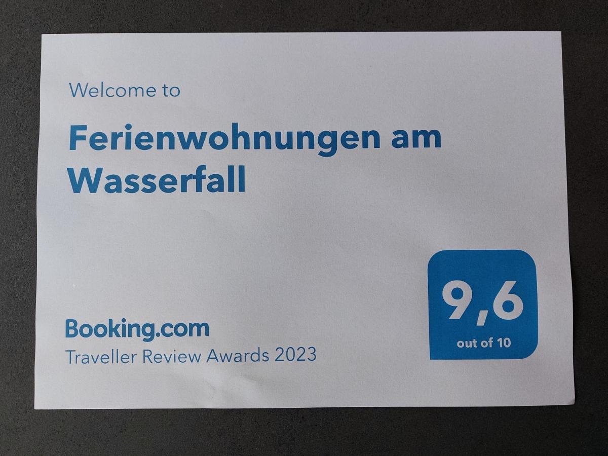 Ferienwohnungen Am Wasserfall Zell Buitenkant foto